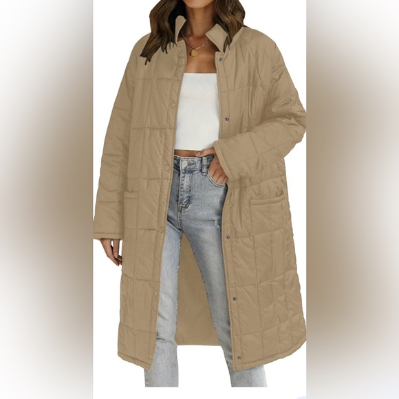 zesica Jackets & Blazers - ZESICA WOMENS BUTTON DOWN QUILTED JACKET SIZE L NWT